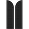 Ekena Millwork Americraft 4-Board (3 Batten) Wood Joined Board-n-Batten Shutters w/ Arch Top, ARW401BQ414X77BLH, PR ARW401BQ414X77BLH - alternate 1